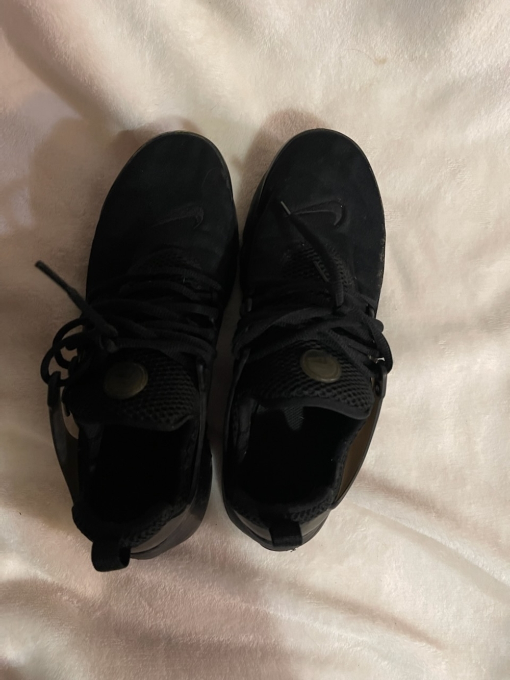 Nike Kids All-Black Athletic Sneakers